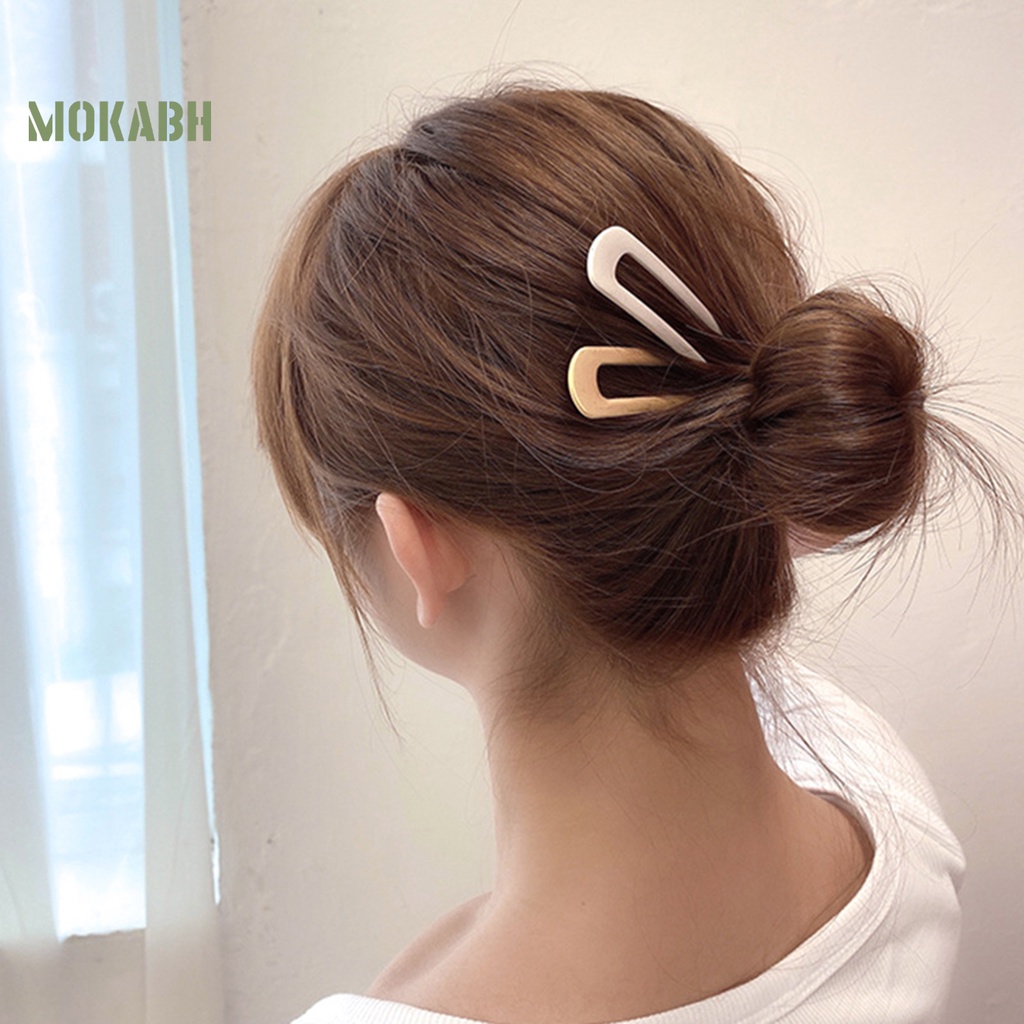 Trâm Cài Tóc Hình Chữ U Bằng Hợp Kim Dùng Hàng Ngày Cho Bạn Gái