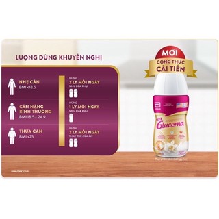 Lốc 6 chai sữa nước Abbott Glucerna 220ml cho người tiểu đường ship hỏa tốc