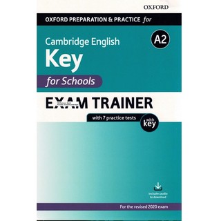 Cambridge a2 key for schools exam trainer with 7 practice tests for the revised 2020 exam
