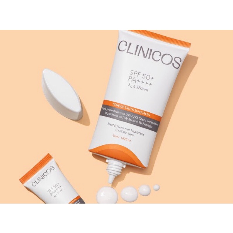 KEM CHỐNG NẮNG DÀNH CHO DA NHẠY CẢM CLINICOS SENSITIVE TRUTH SUNSCREEN SPF 50 PA++++ 50ML