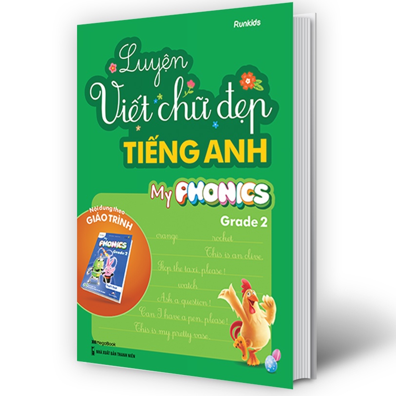 Sách Luyện viết chữ đẹp tiếng Anh My Phonics grade 2