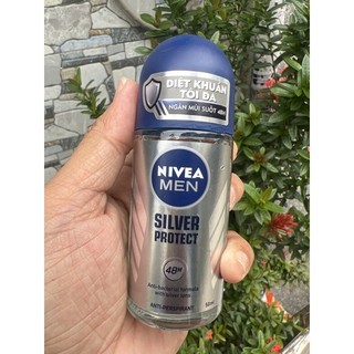 50ml Lăn Khử Mùi Nivea Men Phân Tử Bạc