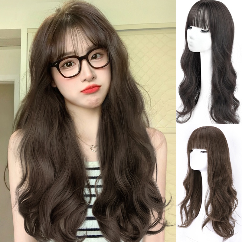 Tóc Giả Dài Xoăn Gợn Sóng Thời Trang Cho Nữ