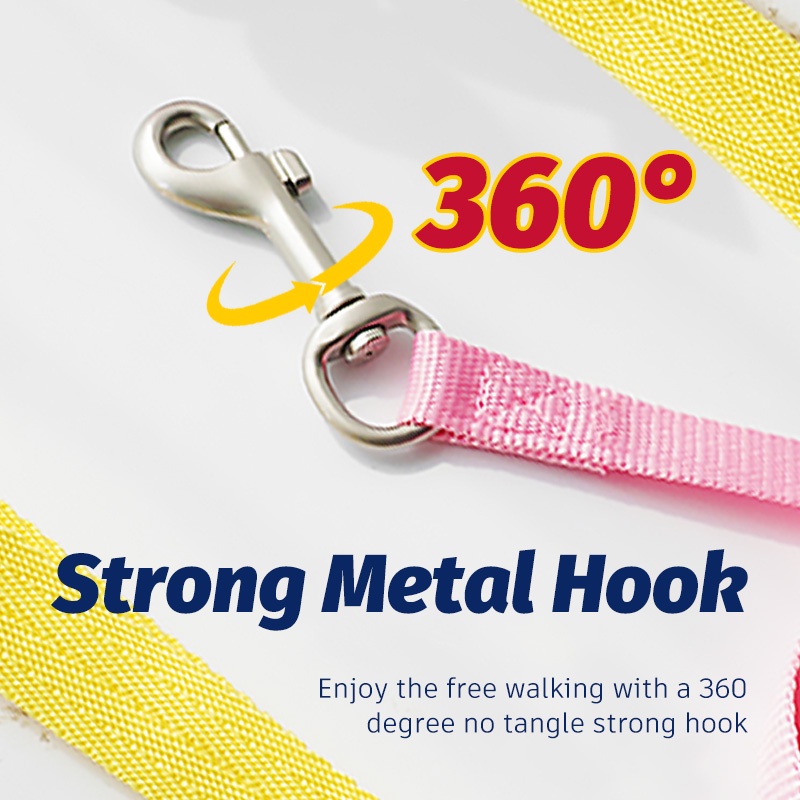 HamshMoc Bộ Dây Dẫn Cún Cưng Đi Dạo Mềm Mại Có Thể Điều Chỉnh