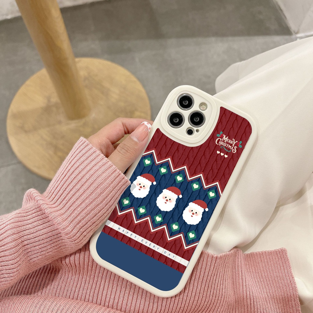 Ốp Điện Thoại tpu Họa Tiết Giáng Sinh Cho iPhone 7 8 Plus 11 13 12 Pro MAX 6 6s Plus 14 XR X XS MAX SE 2020 11Promax 14Pro