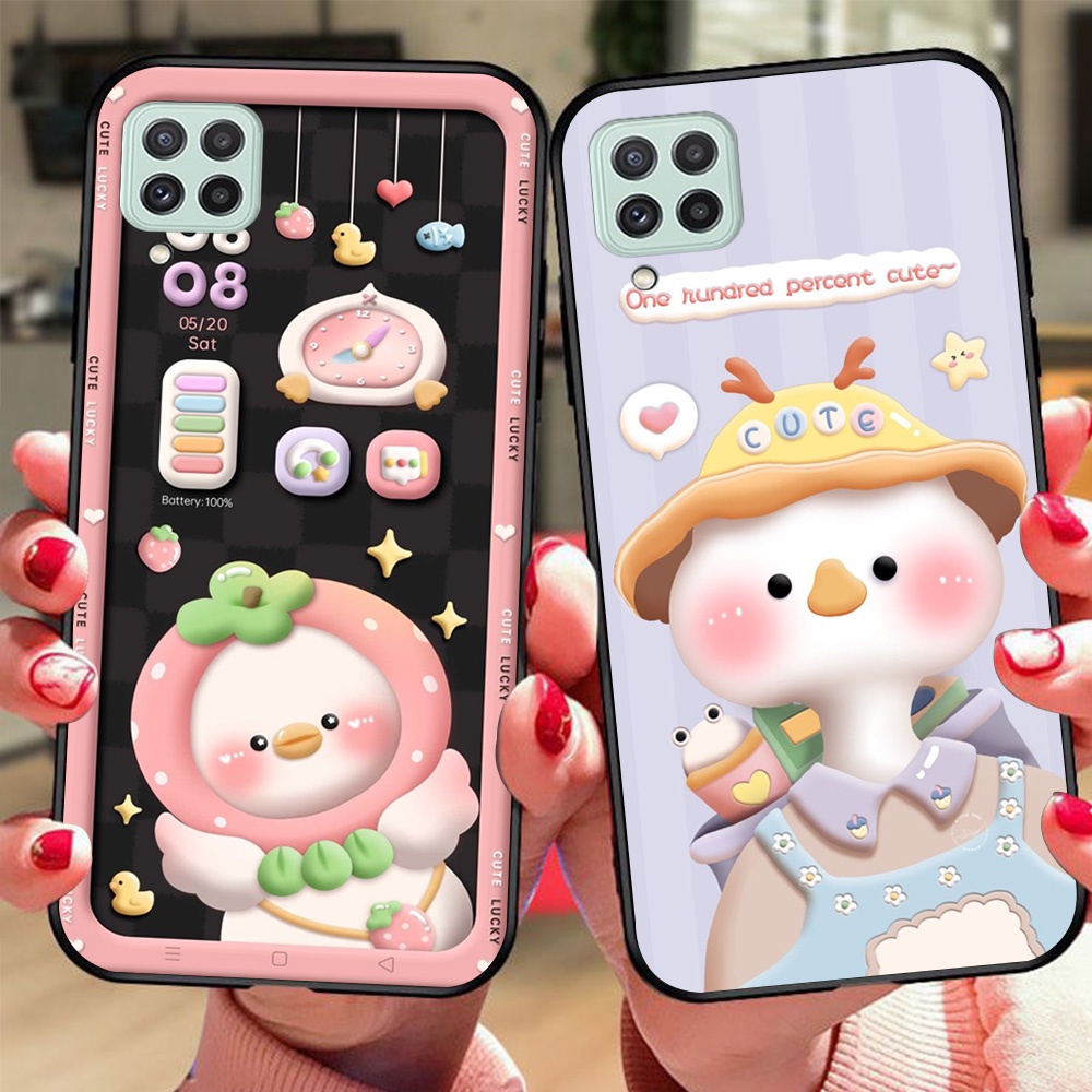 Ốp lưng điện thoại Samsung a22 4G / ss a22 5G / ss m32 / ss m62 in hình 3d hot chen cute dễ thương