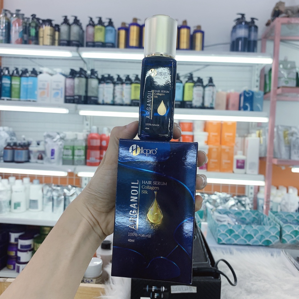 Serum dưỡng tóc Collagen Arganoil Hellopro 40ml