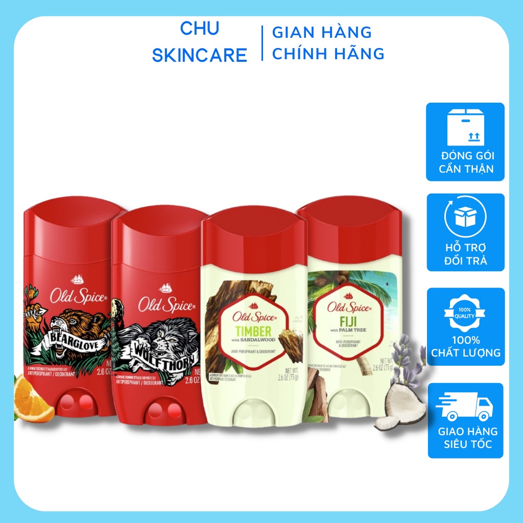 Lăn sáp khử mùi OLD SPICE ngăn mồ hôi 73g