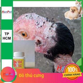 HCM-Trị nấm gà, mốc gà chọi, thuốc lác gà đá, dạng uống lọ 10viên MADEIN THAILAND (Hanpet moc