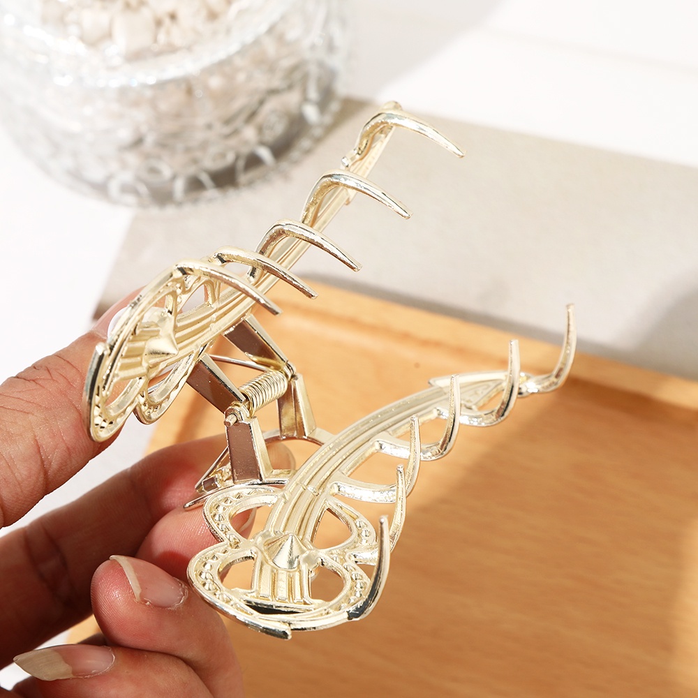 Kẹp tóc HAIMEIKANG đính đá và ngọc trai nhân tạo thời trang