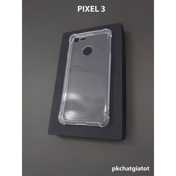 GOOGLE PIXEL 3 - 3A - 3 XL - 3A XL - Ốp lưng dẻo trong suốt 4 góc chống sốc cao cấp