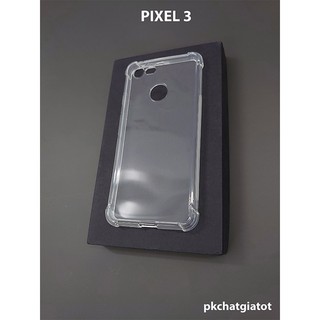 GOOGLE PIXEL 3 - 3A - 3 XL - 3A XL - Ốp lưng dẻo trong suốt 4 góc chống sốc cao cấp