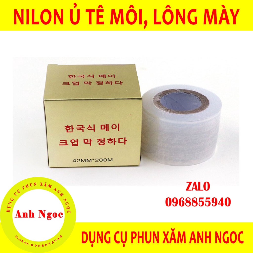 Nilon Ủ Tê Môi Mày Có Dao Cắt, Cuộn Dài 200M