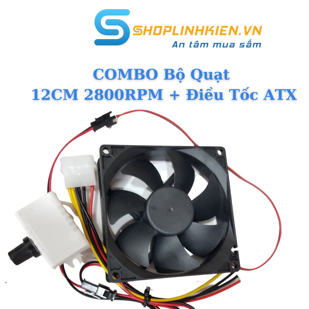Bộ điều tốc quạt tản nhiệt cổng ATX dùng cho quạt 2 pin - ShopLinhKienM2M
