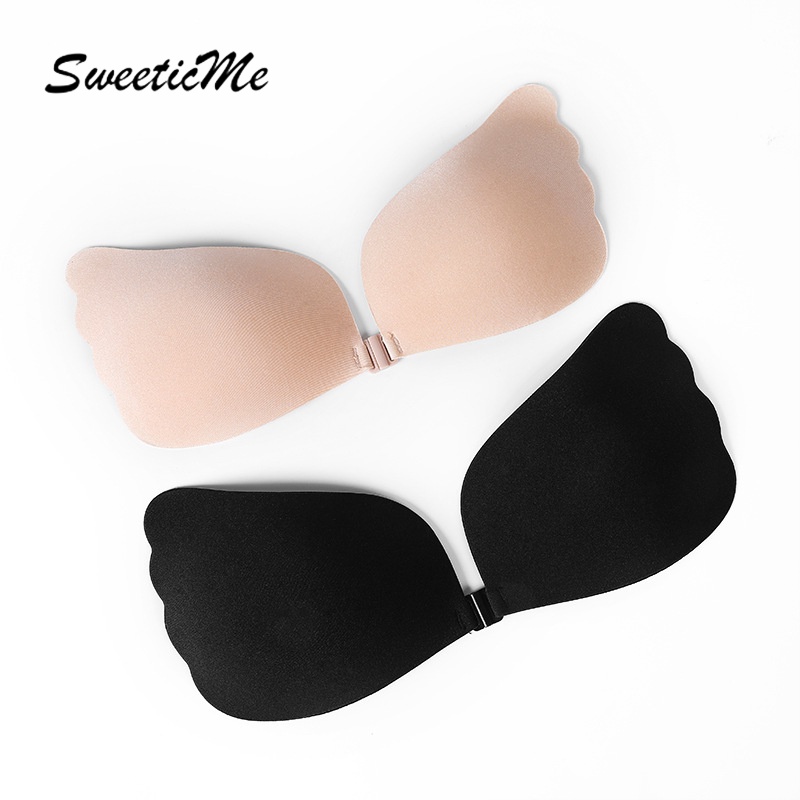 1 Cặp Áo Ngực SweeticMe   Hình Lông Vũ Khoét Sâu Thoáng Khí