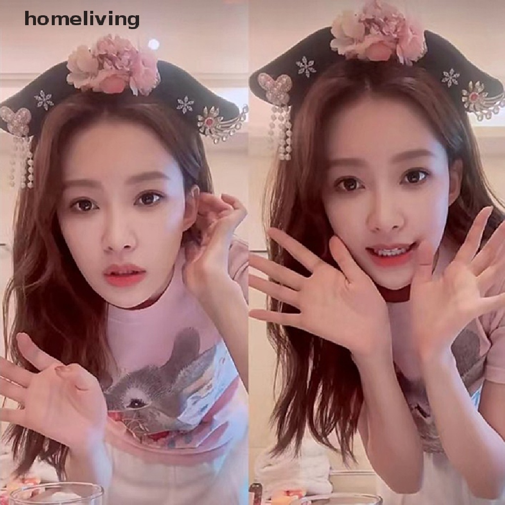 1 Băng Đô Cài Tóc Công Chúa Bằng Vải Phong Cách Trung Hoa Cổ Điển Thời Trang