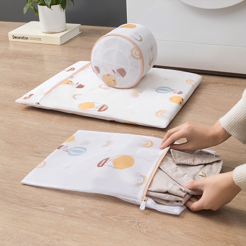 Túi Lưới Giặt Ủi Có Khóa Kéo Sử Dụng Tiện Lợi