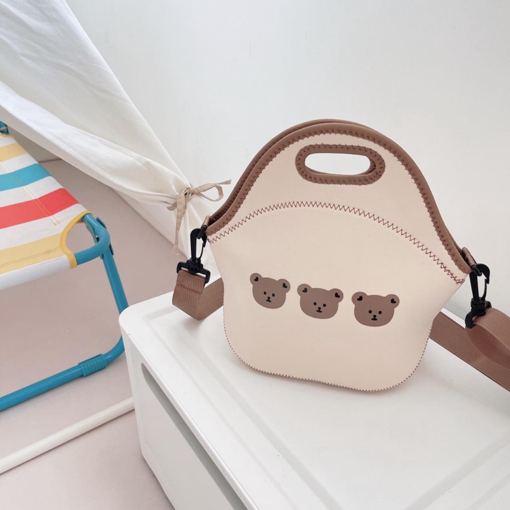 [𝐆𝐈𝐀́ 𝐇𝐔̉𝐘 𝐃𝐈𝐄̣̂𝐓] Túi gấu bỉm sữa Hàn Quốc siêu xinh cho mẹ