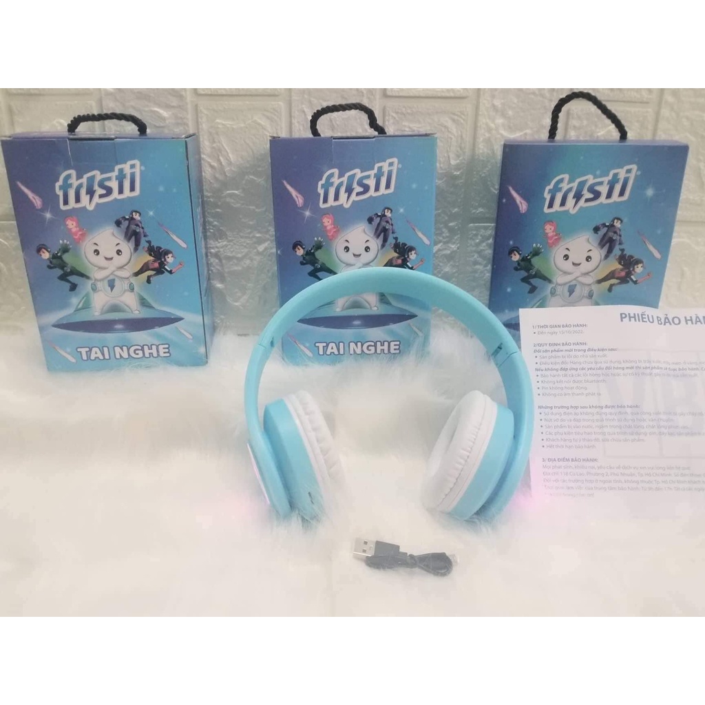 Tai nghe blutooth không dây đổi màu theo nhạc fristi