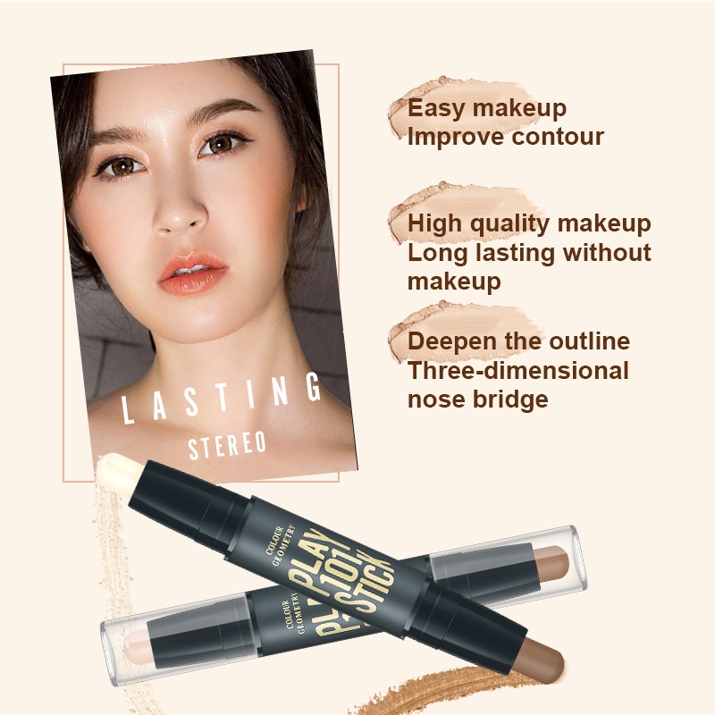 Bộ kem BB + kem tạo khối + mascara + bút kẻ lông mày + bút kẻ mắt LAMEILA tiện dụng