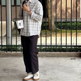 SANTÉ STUDIO - Áo sơ mi nam basic kẻ caro - CHECKED SHIRT.