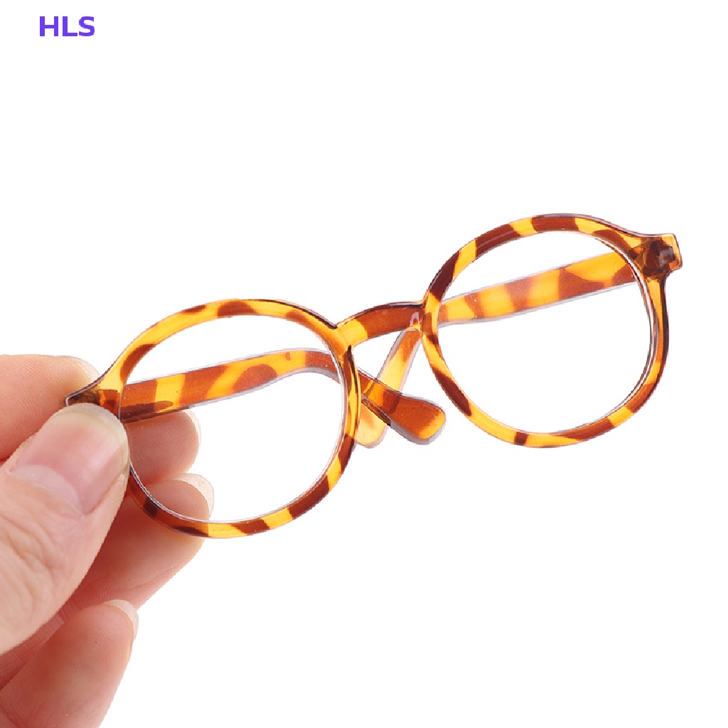 1 Mắt Kính Tròn Trong Suốt 9CM Dành Cho Búp Bê 1 / 6