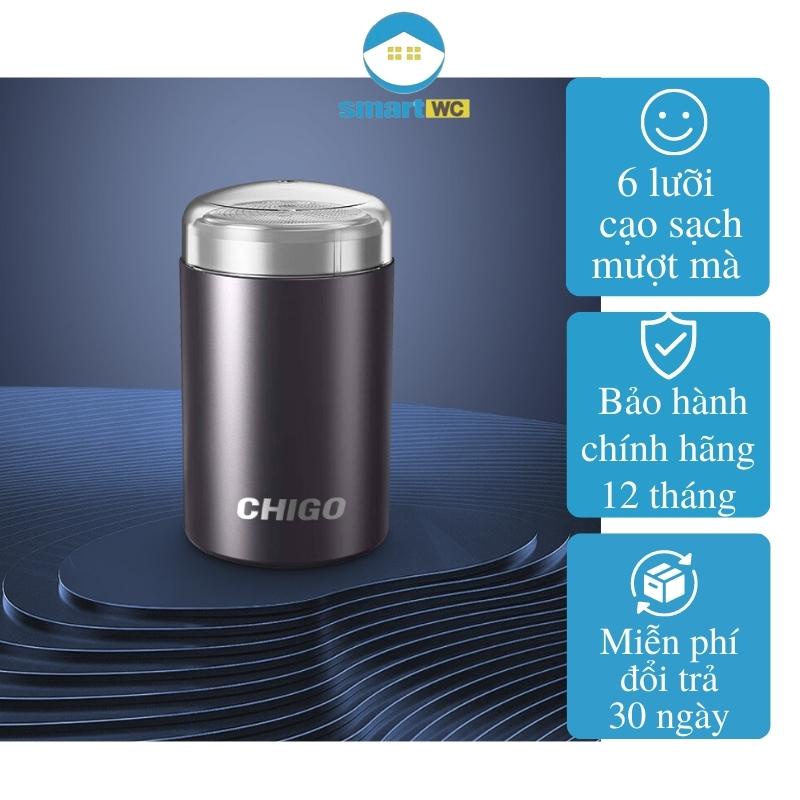 Máy cạo râu mini 6 lưỡi Chigo bảo hành 12 tháng