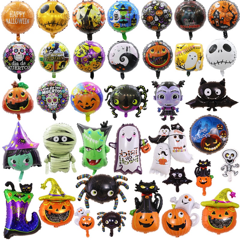 Bong Bóng Trang Trí Halloween