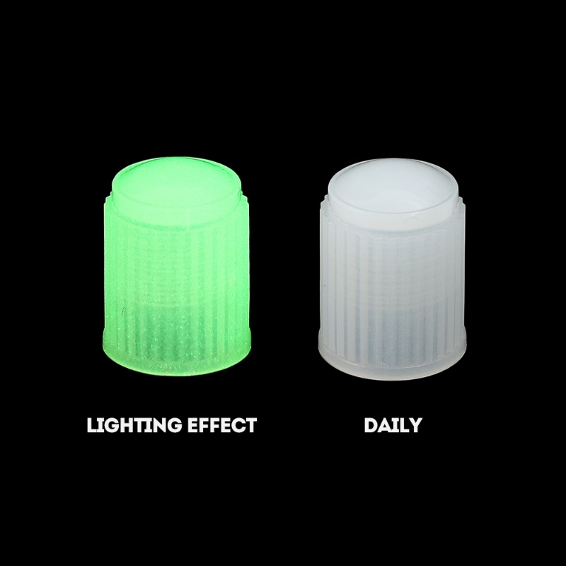 1 / 4 Nắp Van Dạ Quang Trang Trí Bánh Xe Hơi