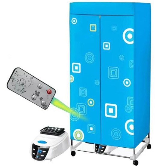 Tủ sấy quần áo điện tử cỡ lớn có điều khiển từ xa
