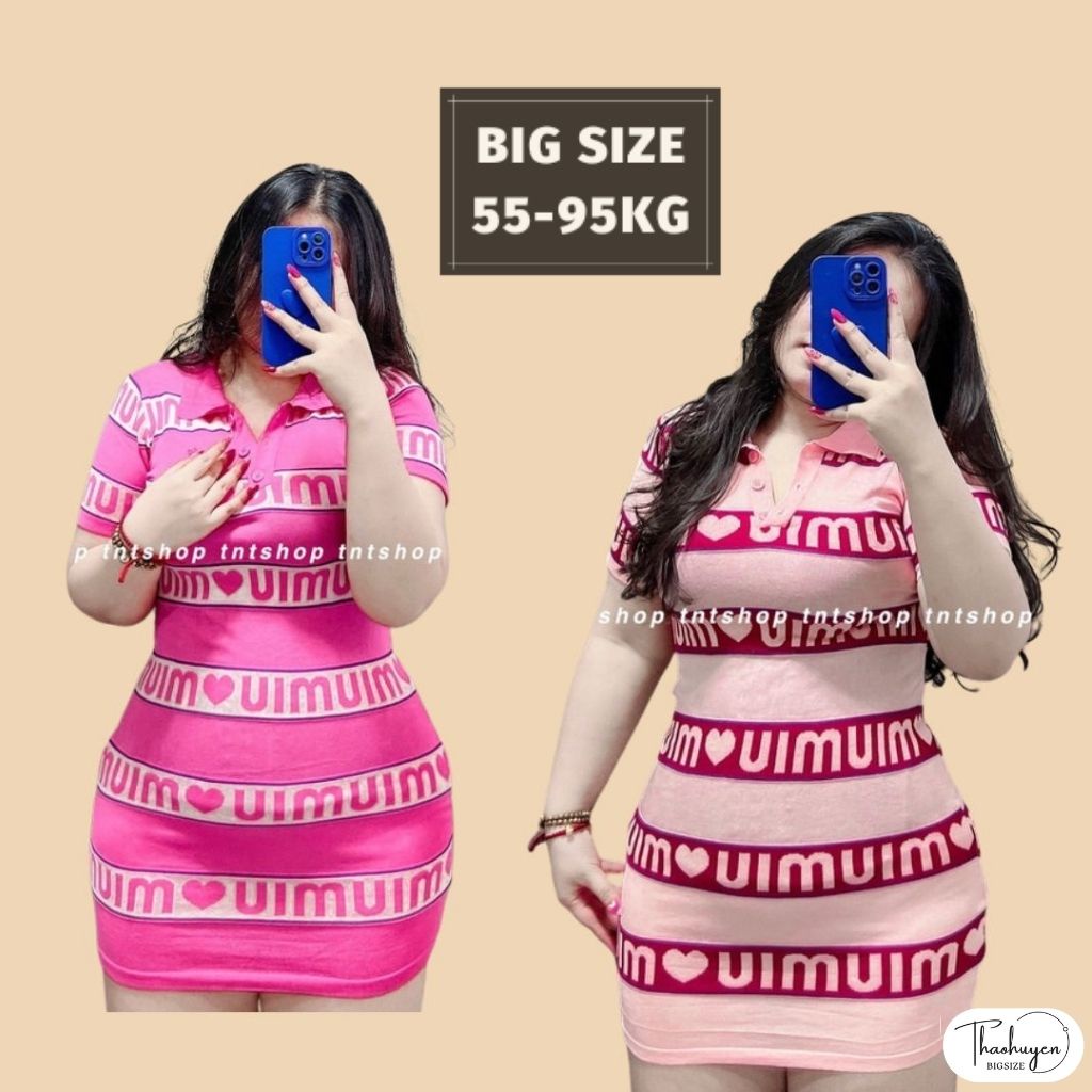 Váy Body Len Mongtoghi Cổ Bẻ, Đầm Len Body Bigsize Quảng Châu CC (55-95kg)