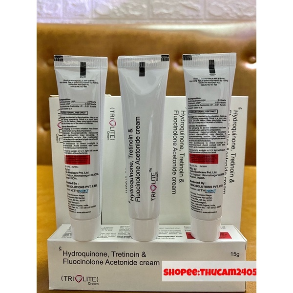 Kem mờ nám, sáng da Triiiolite Cream  Ấn Độ.