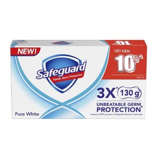 (1107) Combo 3 xà bông cục Safeguard (3*130g)
