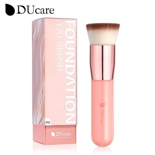 Cọ trang điểm DUcare đầu dẹt sợi tổng hợp đánh phấn nền / kem lỏng