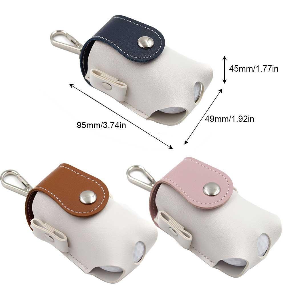 Túi Đựng Bóng Golf Bằng Da PU Nhỏ Gọn Tiện Dụng