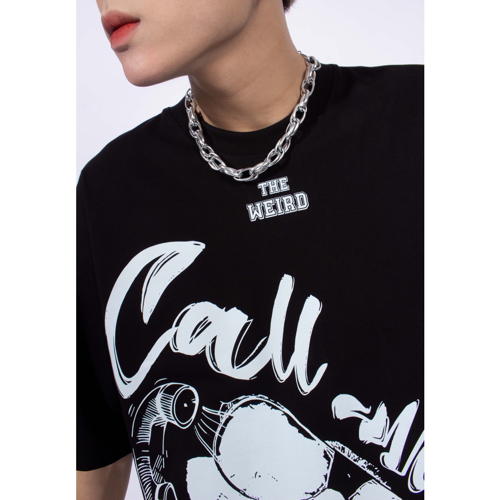 LOCAL BRAND Áo thun The Weird Tay Lửng Form Rộng Unisex Oversize ATK500