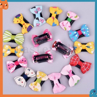 Set 10 Kẹp Tóc Màu Sắc Kẹo Ngọt Dễ Phối Đồ Dành Cho Thú Cưng