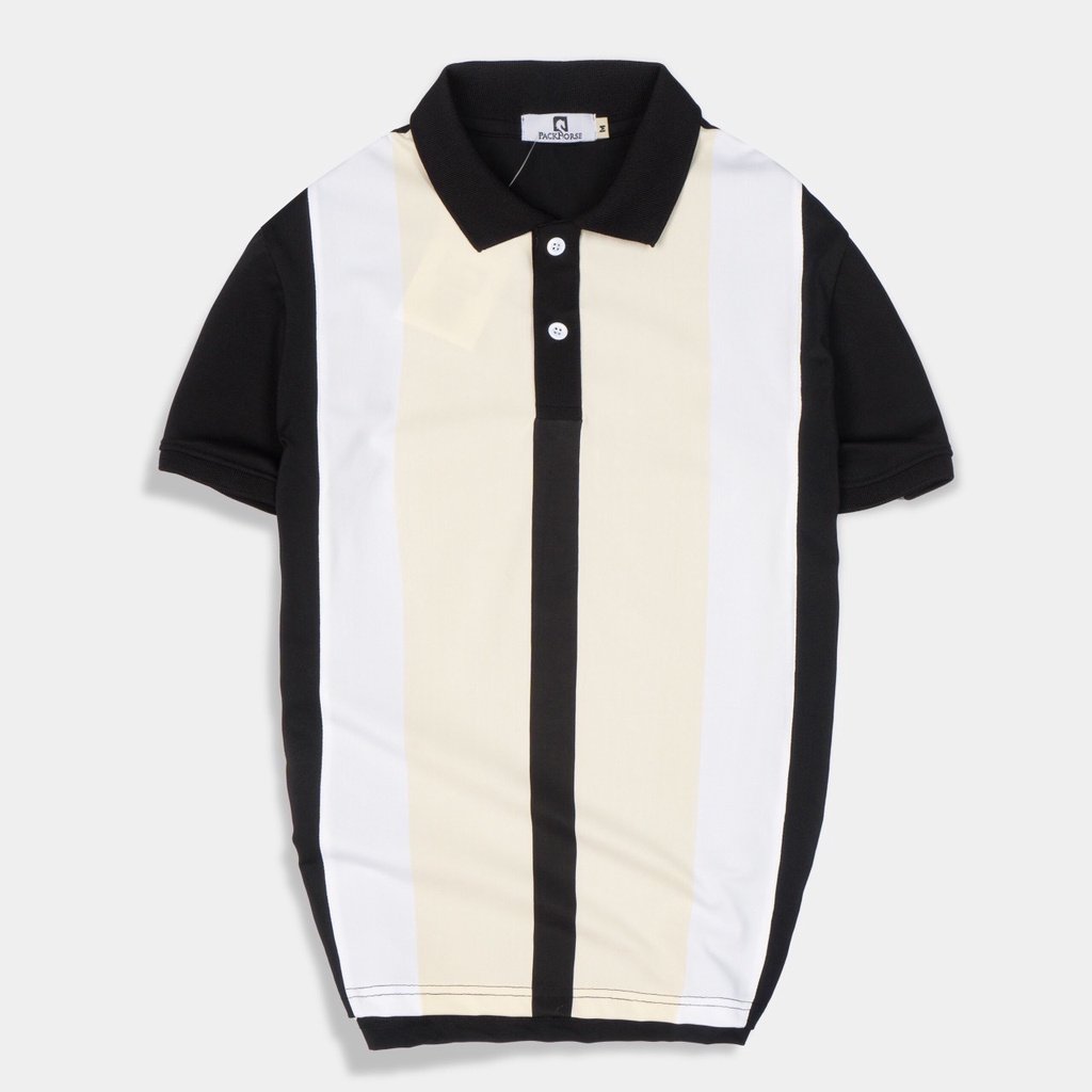 Áo polo nam Marc Phôi Sọc Size 3xl 95kg họa tiết thêu gấu sắc nét, trẻ trung chất liệu CVC cá sấu xuất khẩu