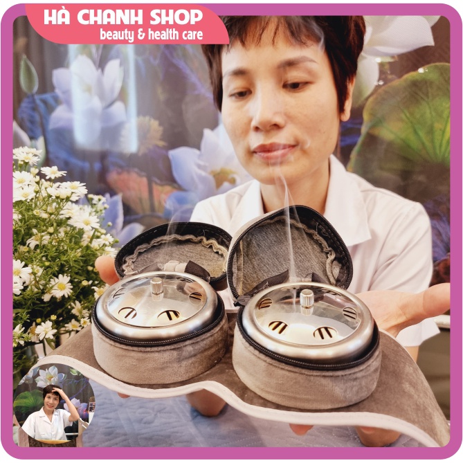 Chườm Ấm Mắt Bằng Ngải Cứu Đai Xông Làm Ấm Vùng Mắt Dụng Cụ Chườm Mắt Xông Hơ Ngải Cứu Tiện Dụng