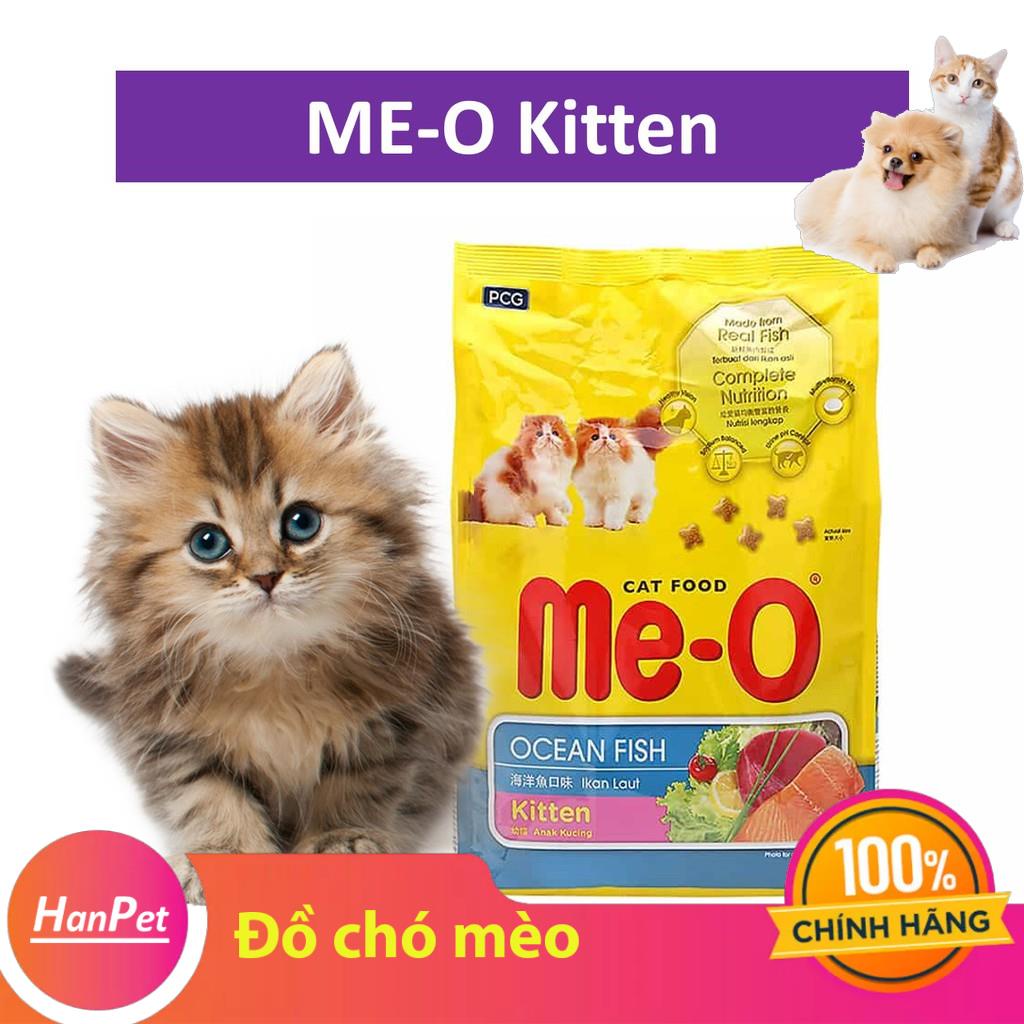 1 gói ME-O kitten 1,1kg vị cá biển (hanpet 204c) dùng cho MÈO CON dưới 1 năm tuổi