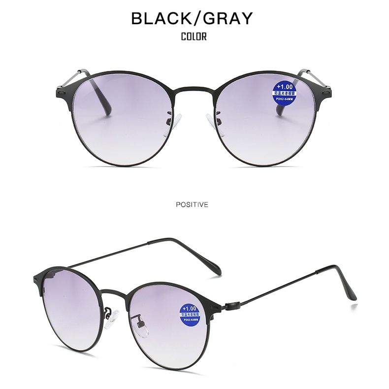 Mắt Kính Đọc Sách Hai Mặt Chống Ánh Sáng Xanh Dương Thời Trang Cho Nam Và Nữ