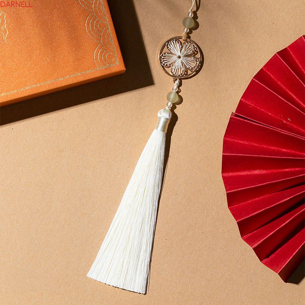 Dây Treo Trang Trí Rèm Cửa Tua Rua Thắt Nút Bằng Lụa Polyester Nhiều Màu Sắc Phong Cách Trung Hoa