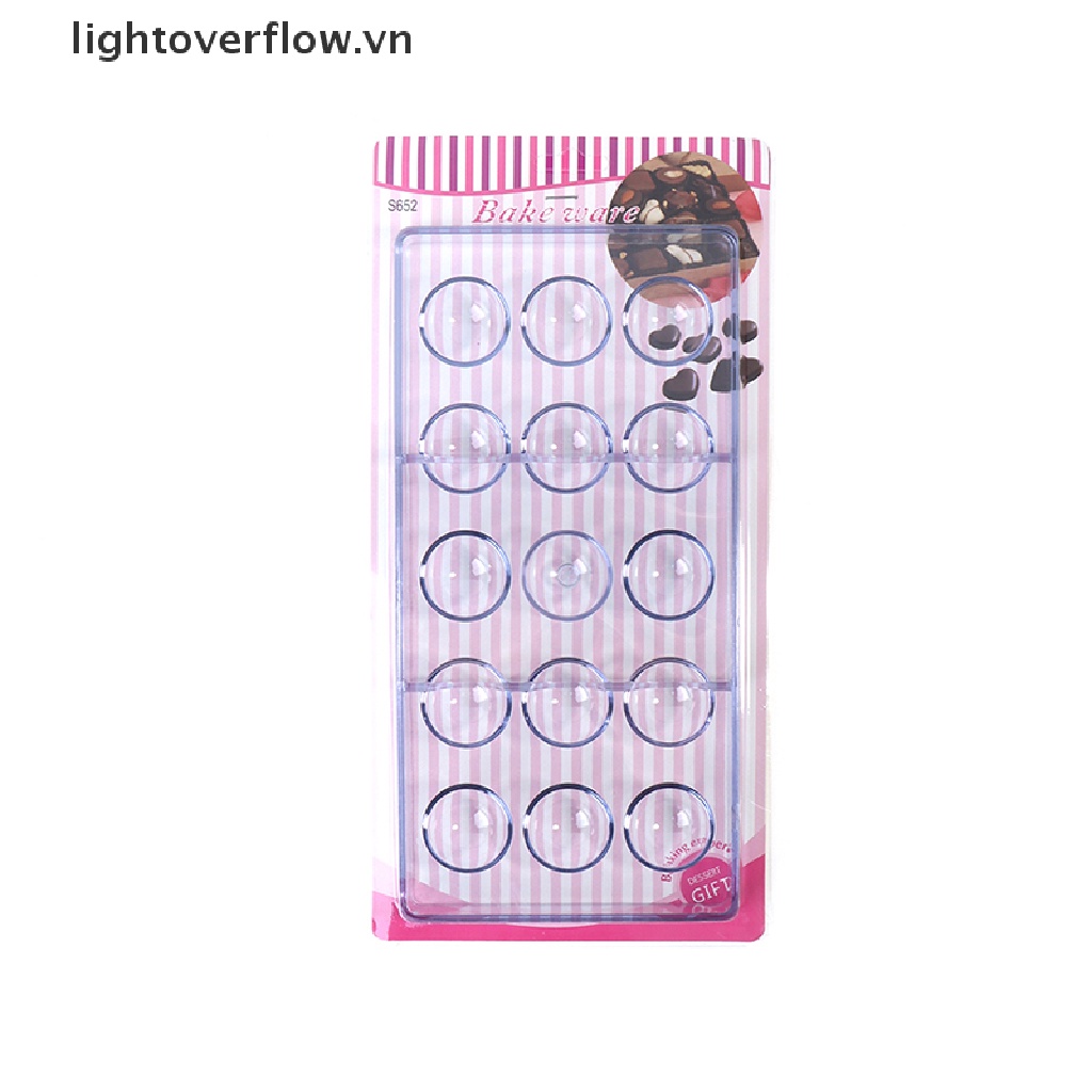Khuôn Làm Bánh / Sô Cô La Hình Cầu 3D Bằng Polycarbonate Dày Dặn Tiện Dụng