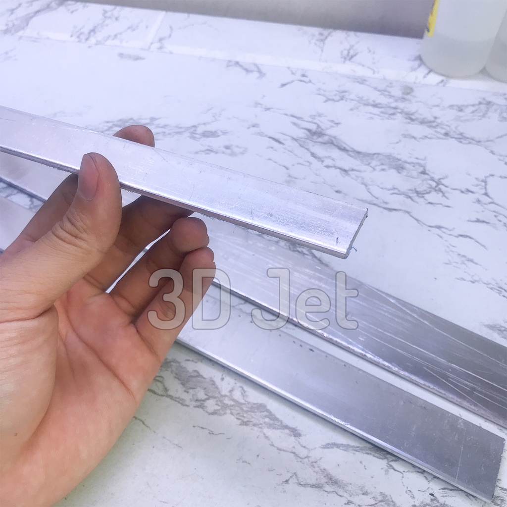 Thanh Nhôm cứng ngang 4cm Dài 40cm Dày 3mm, thanh la nhôm, nhôm tấm