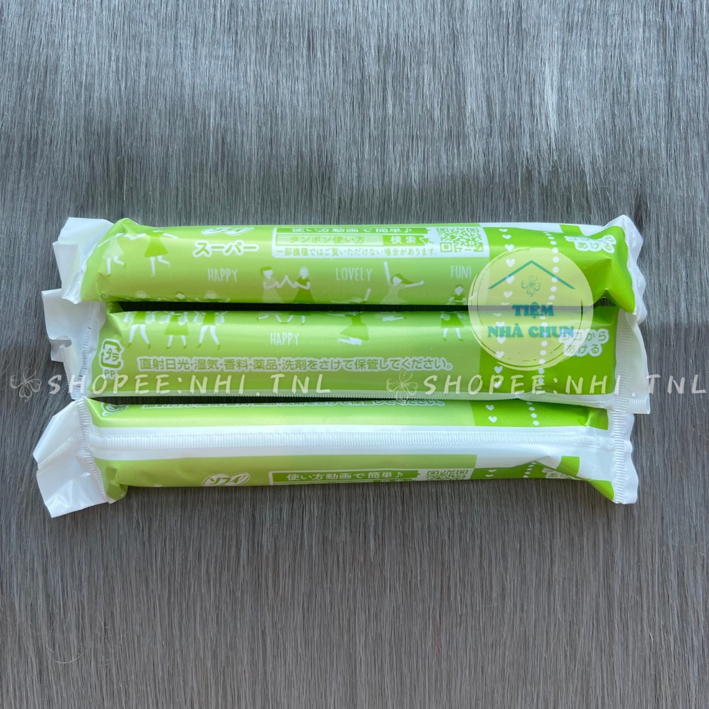 Bộ 10 gói băng vệ sinh sofy soft tampon super siêu thấm nhật bản gói 9 ống - ảnh sản phẩm 5