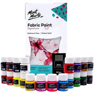Màu vẽ vải fabric paint montmarte bộ 8/12/20 màu