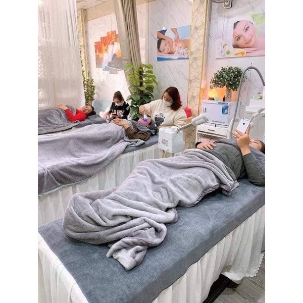 Chăn Lông Tuyết Mụji Siêu Mềm Mịn Kích Thước 1M1 X 2M Hàng Cao Cấp