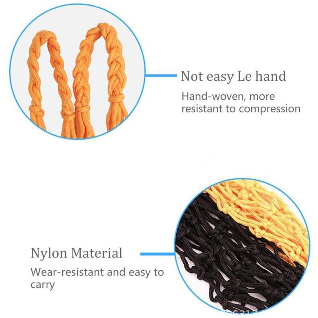 Bộ 2 Túi Lưới Đựng Bóng Rổ / Bóng Đá Di Động Tiện Dụng