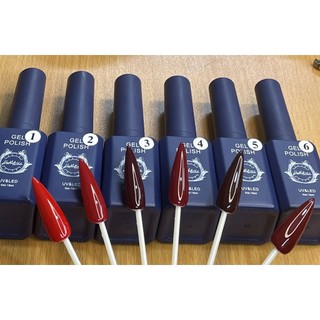 sơn gel màu đỏ ruby, sét sơn gel màu đỏ ruby