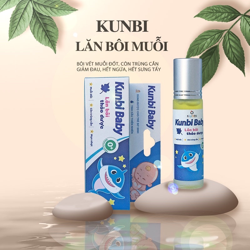 Lăn bôi muỗi đốt Kunbi Baby - 10ml